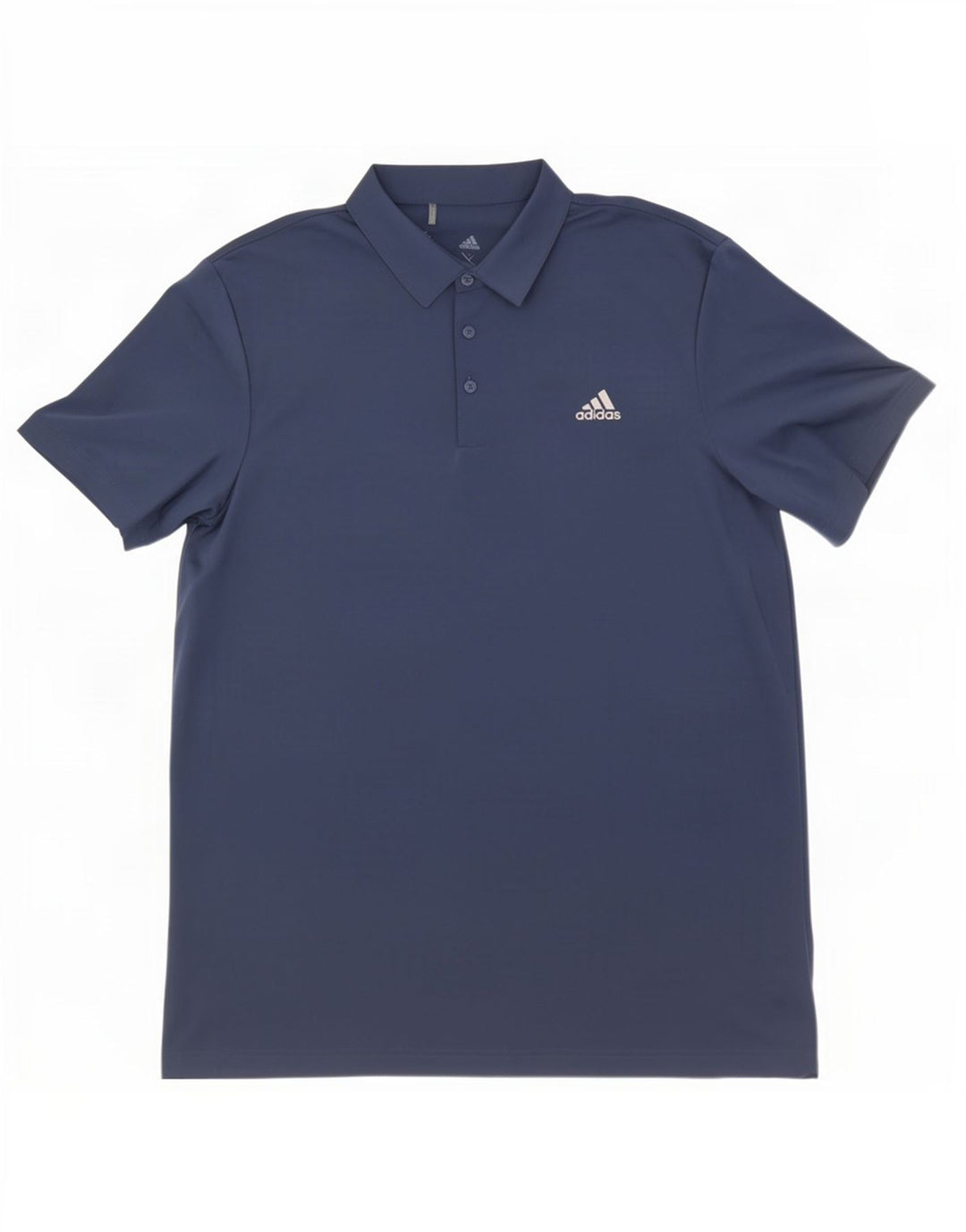 Мужская рубашка-поло Adidas XL темно-синяя из полиэстера