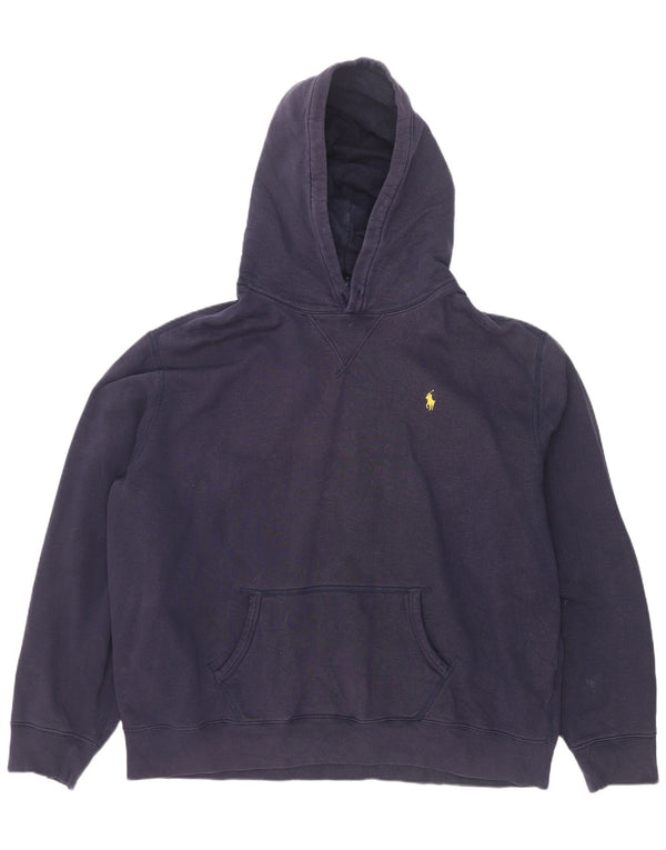 Мужской джемпер с капюшоном Polo Ralph Lauren 2XL, темно-синий, хлопок