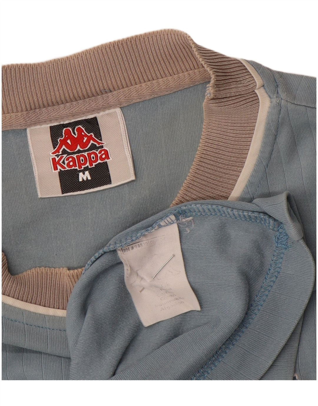 Мужская футболка Kappa Top из хлопка среднего синего цвета