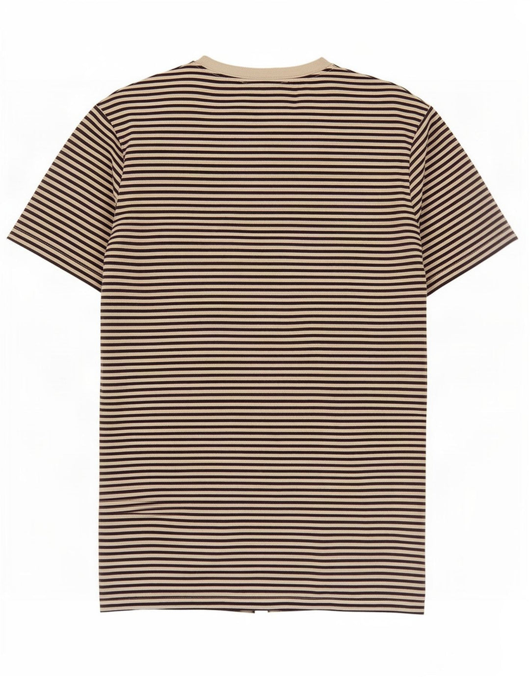 Мужская футболка Fred Perry, маленькая белая хлопковая полоска в тонкую полоску