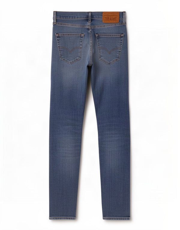 Мужские зауженные джинсы Levi's 512 W28 L32 синие, хлопок