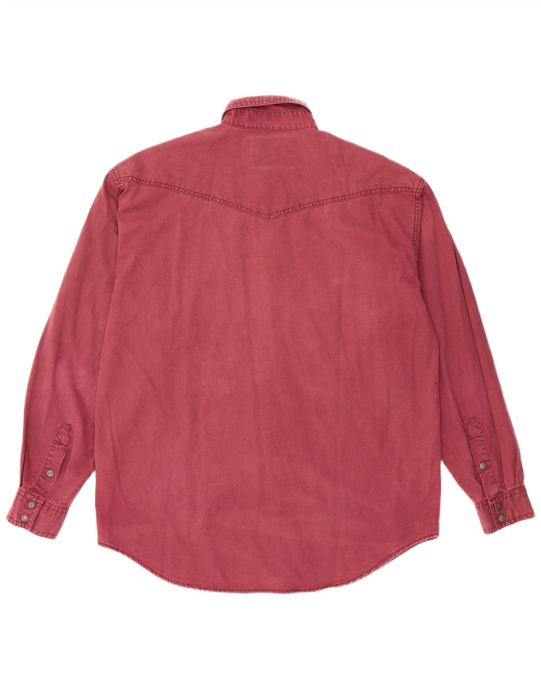 Мужская рубашка Wrangler среднего цвета, бордовый хлопок, хлопок
