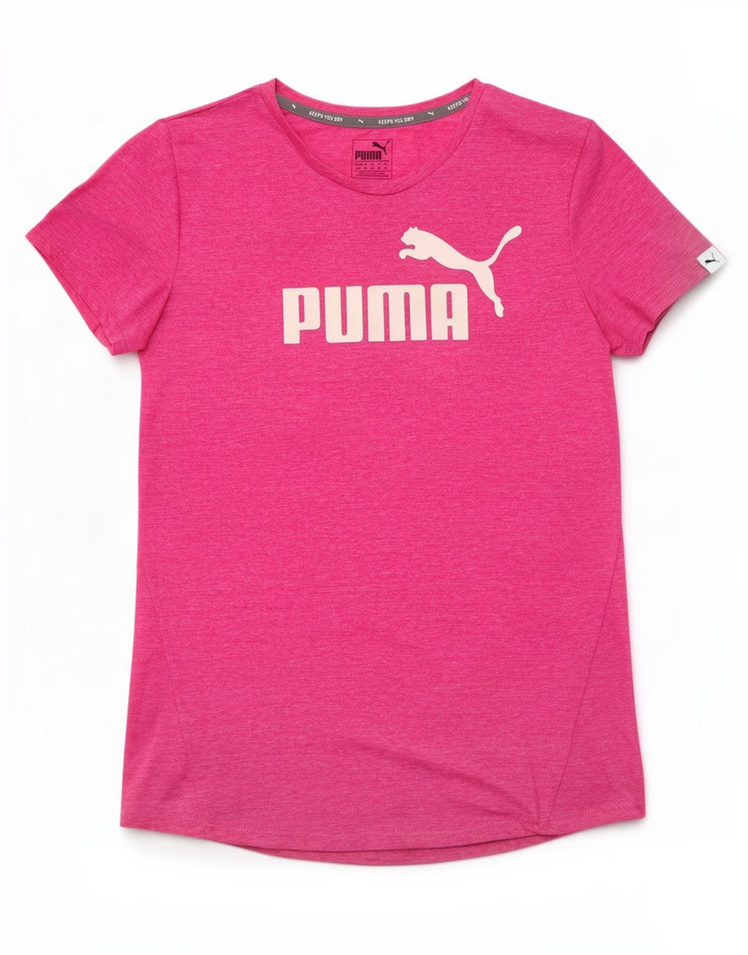 Женская футболка с рисунком Puma Top UK 12, средний розовый