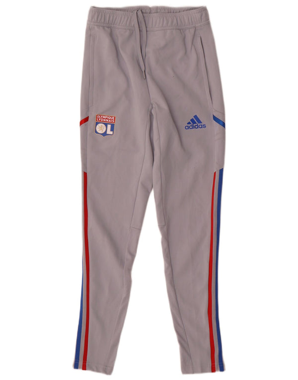 Adidas Mens Olympique Lyonnais Графический спортивный костюм XS Серый