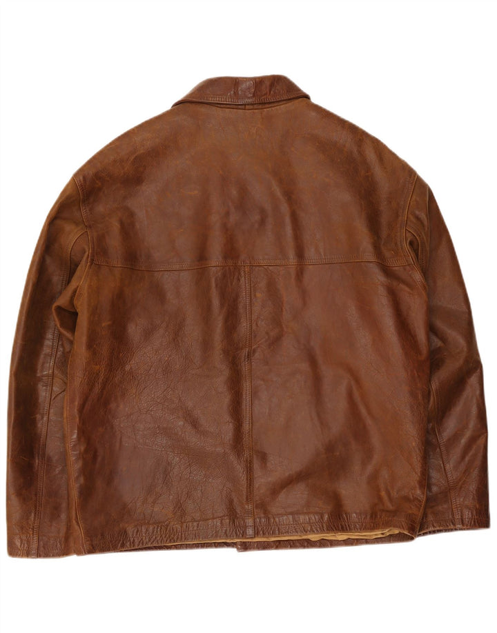 Мужская кожаная куртка Bello Boys UK 42 XL Коричневая