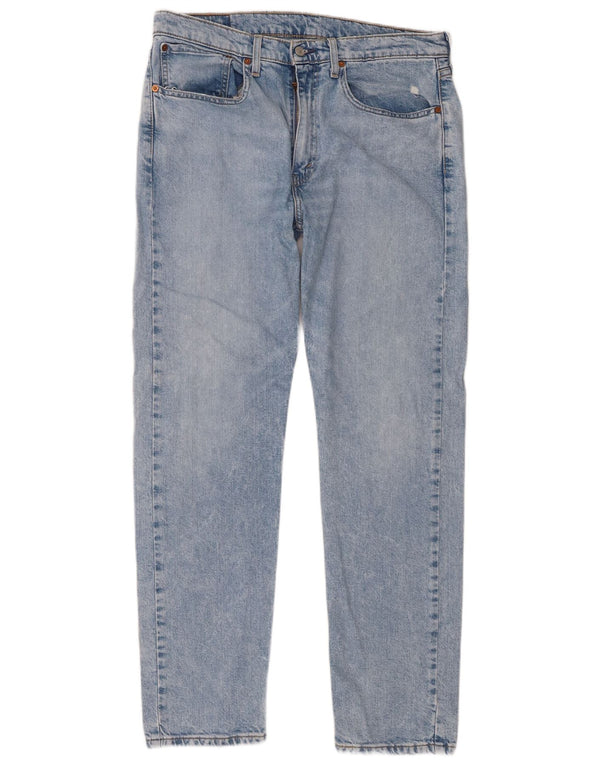 Мужские зауженные джинсы Levi's 502 W34 L32 синие, хлопок