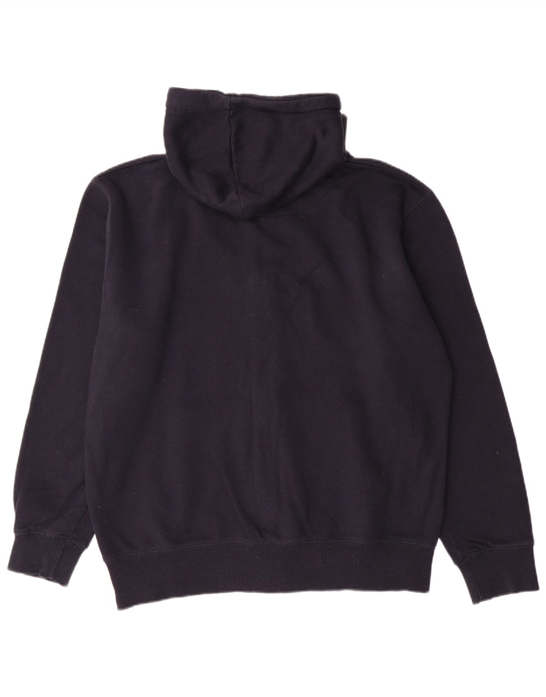 FRENCH CONNECTION Mens Zip Hoodie Sweater Large Navy Blue Cotton
