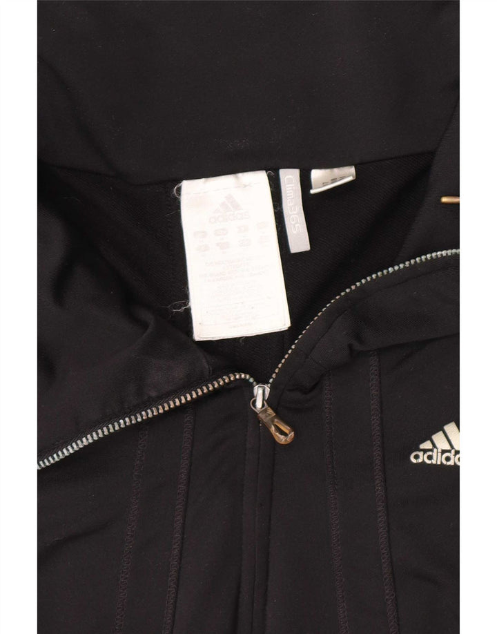Женская спортивная куртка Adidas Clima 365 UK 14, средний черный полиэстер