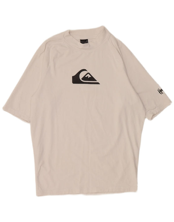 Мужская футболка с рисунком Quiksilver 2XL, белый нейлон