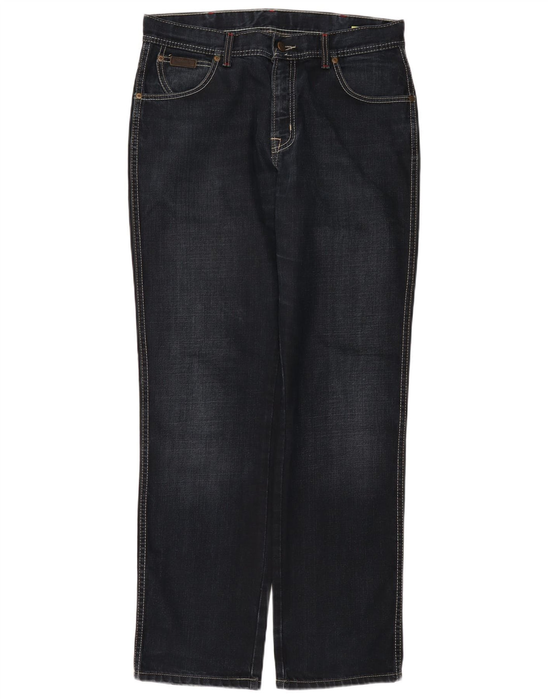 Мужские прямые джинсы Wrangler Texas W35 L32, темно-синий хлопок