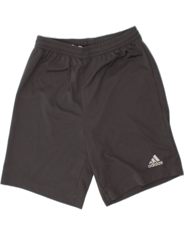 ADIDAS Boys Aeroready Sport Shorts 13-14 Years  Grey Polyester Vintage Adidas and Second-Hand Adidas from Messina Hembry 
