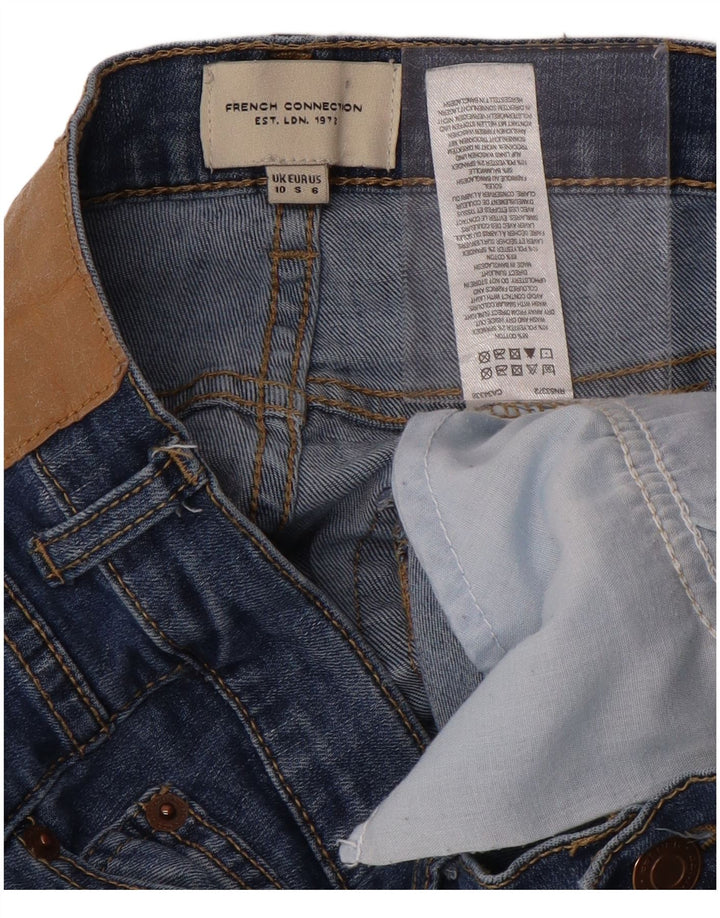 Женские джинсы скинни FRENCH CONNECTION UK 10, маленькие W28 L29, синий хлопок