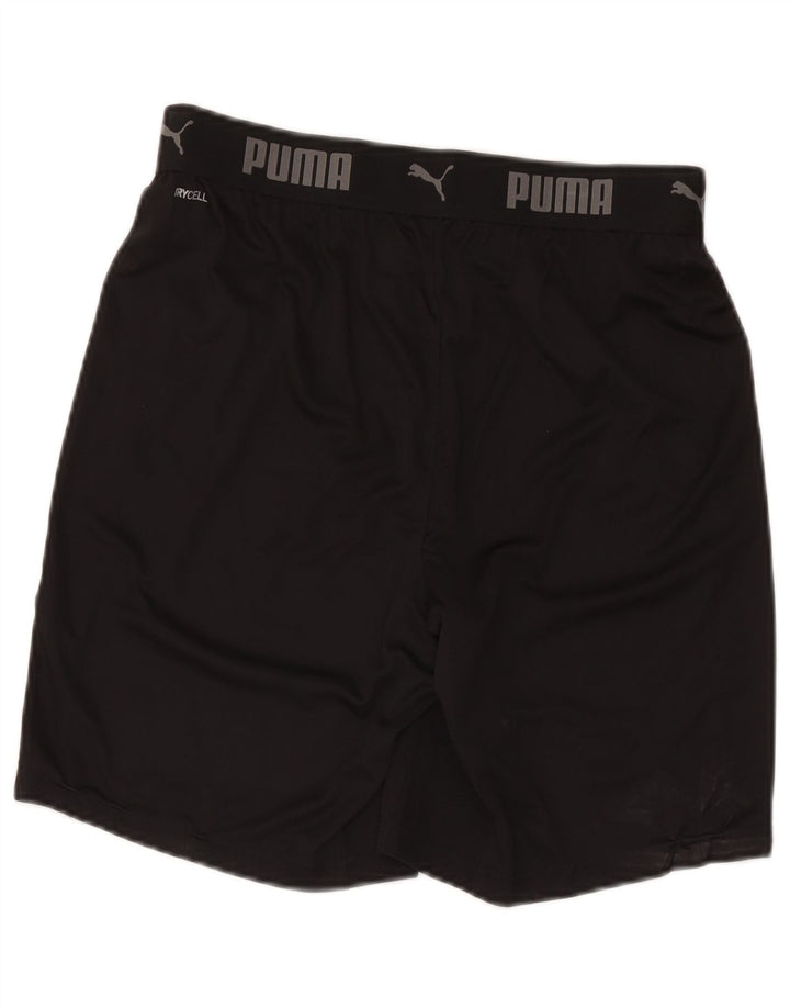 Мужские спортивные шорты Puma с рисунком, средний черный, полиэстер