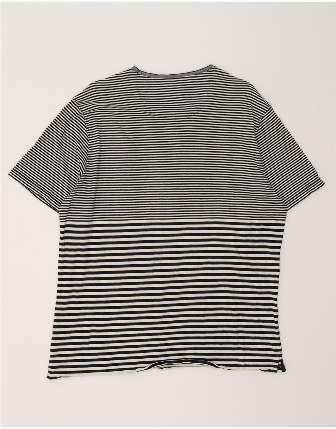 Женская повседневная футболка MASSIMO DUTTI Top UK 20 2XL, хлопок в черную полоску