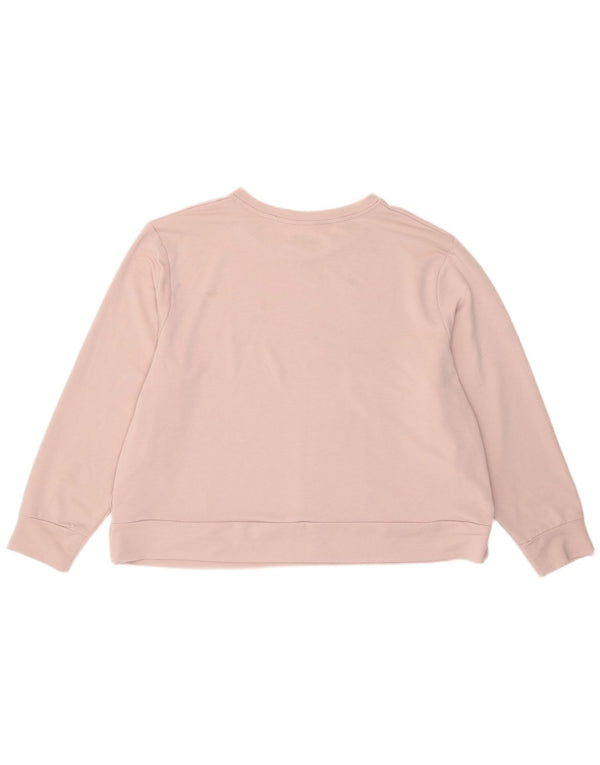 Женский джемпер оверсайз с рисунком Under Armour, Великобритания, 18 XL, розовый