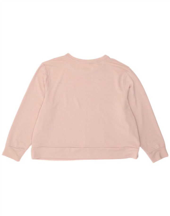 Женский джемпер оверсайз с рисунком Under Armour, Великобритания, 18 XL, розовый