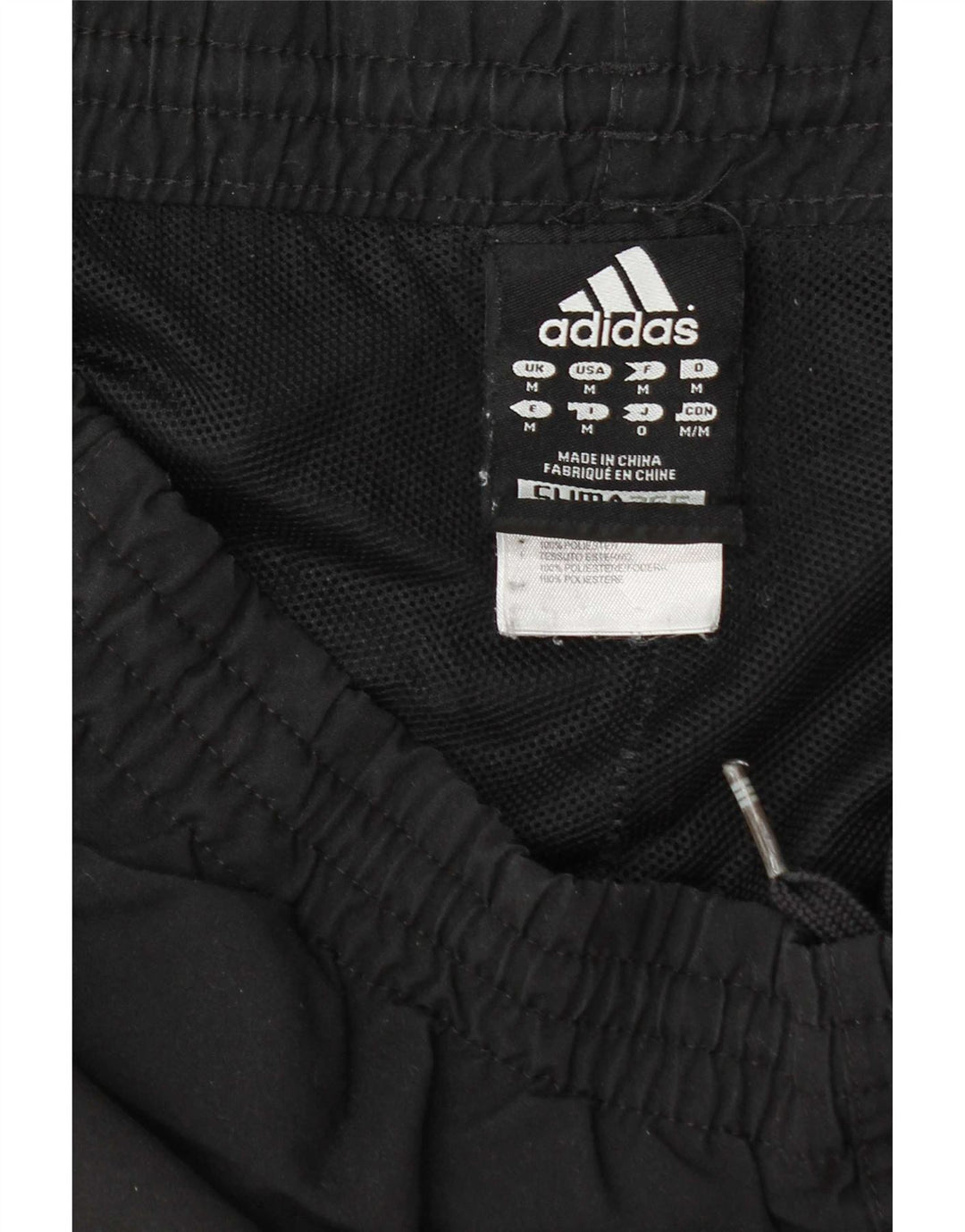 Мужские спортивные шорты Adidas Climalite, средний черный полиэстер
