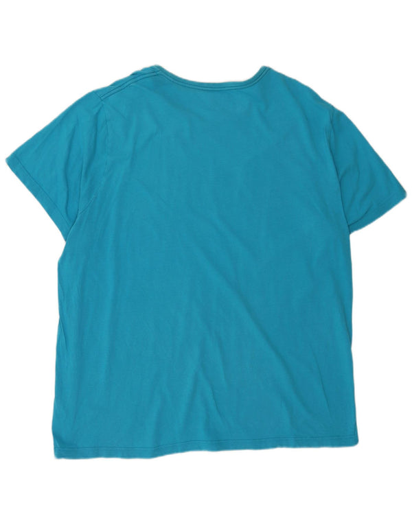 Мужская футболка с рисунком Puma 2XL, синяя