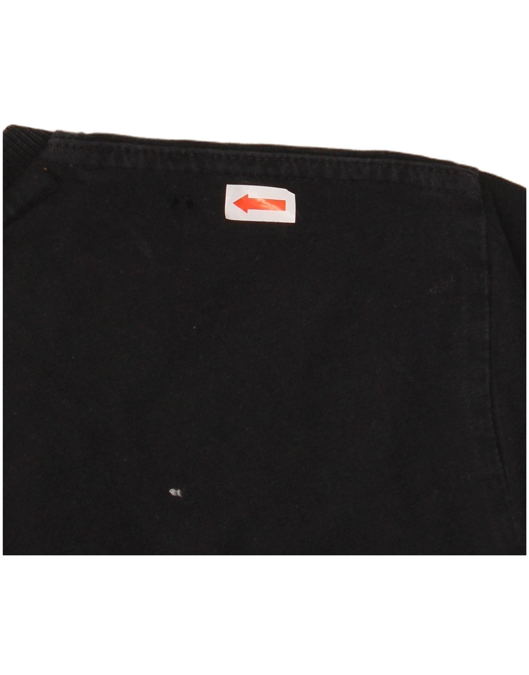 SUPERDRY Мужская футболка из хлопка среднего размера, черная