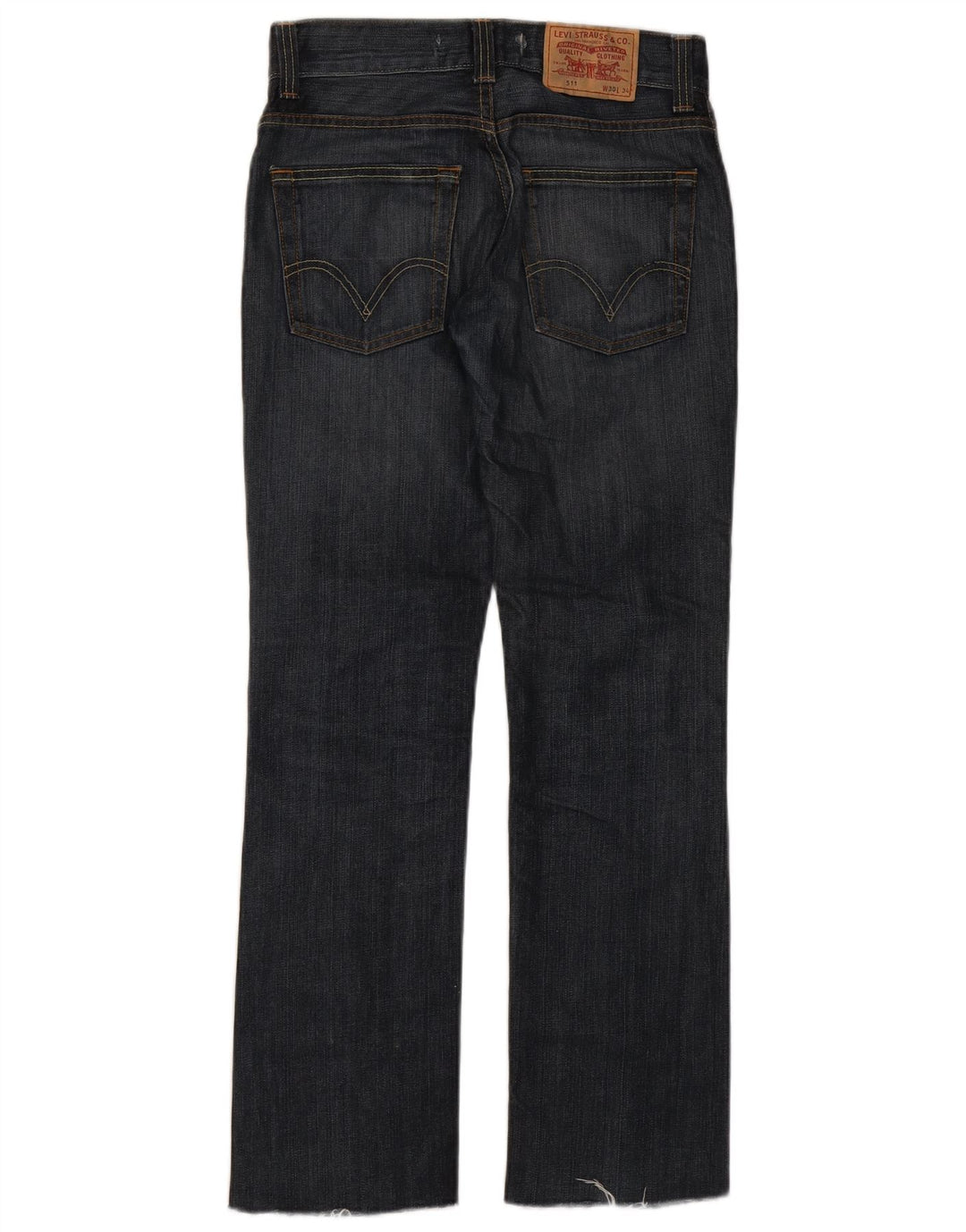 Женские узкие джинсы Levi's 511 W30 L30 темно-синие, хлопок