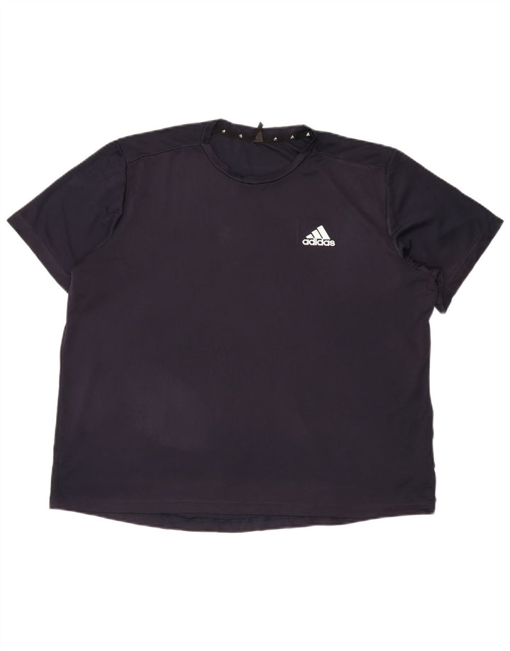 Мужская футболка ADIDAS Aeroready Top XL Темно-синий полиэстер