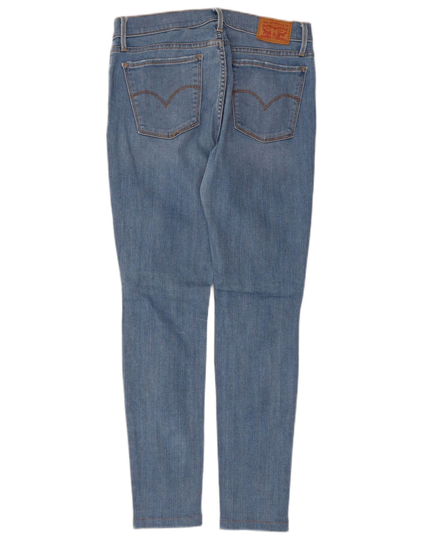 Женские потертые джинсы суперскинни Levi's 710 W29 L30 синие, хлопок