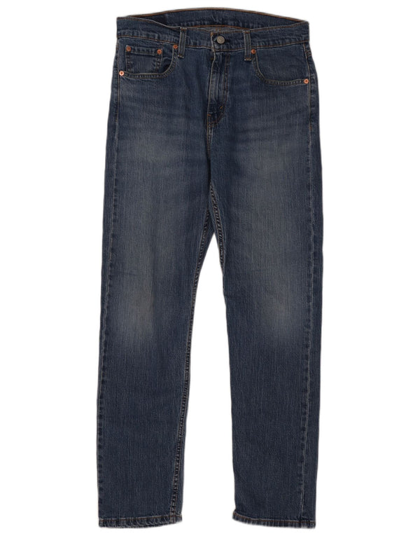Мужские зауженные джинсы Levi's 502 W33 L32 синие, хлопок