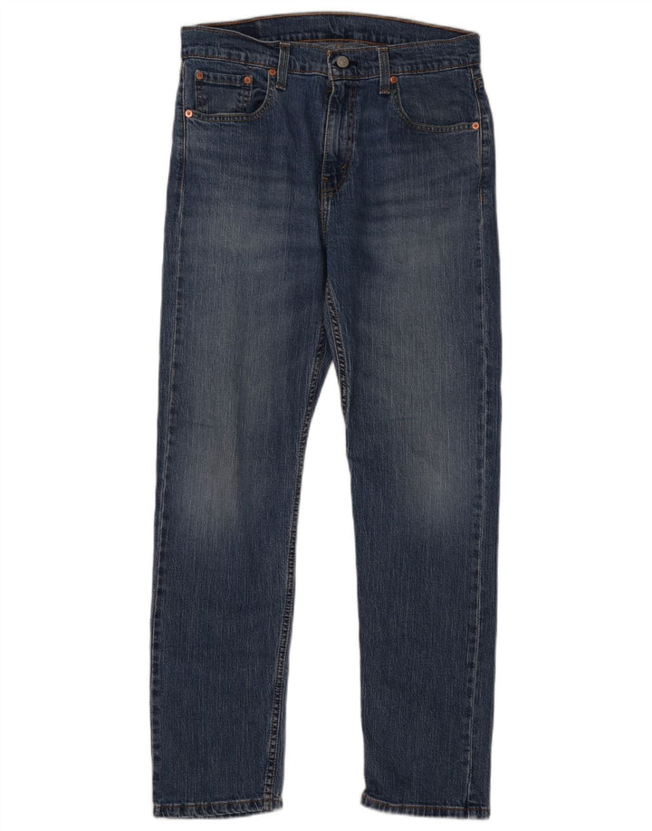 Мужские зауженные джинсы Levi's 502 W33 L32 синие, хлопок