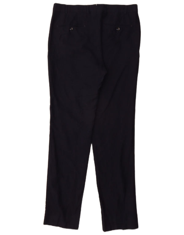 Мужские прямые костюмные брюки MASSIMO DUTTI EU 40 Medium W31 L32 Темно-синие