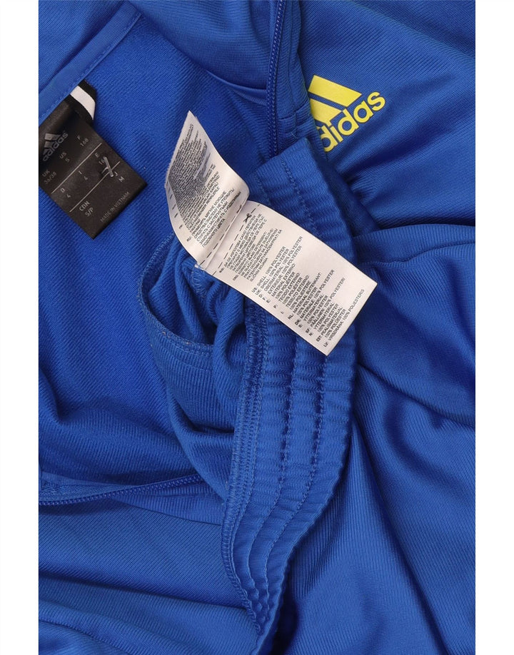 Мужская спортивная куртка Adidas UK 36/38, маленький синий полиэстер