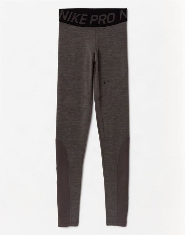 Женские леггинсы с рисунком Nike Dri Fit UK 4 XS, серый полиэстер с крапинками