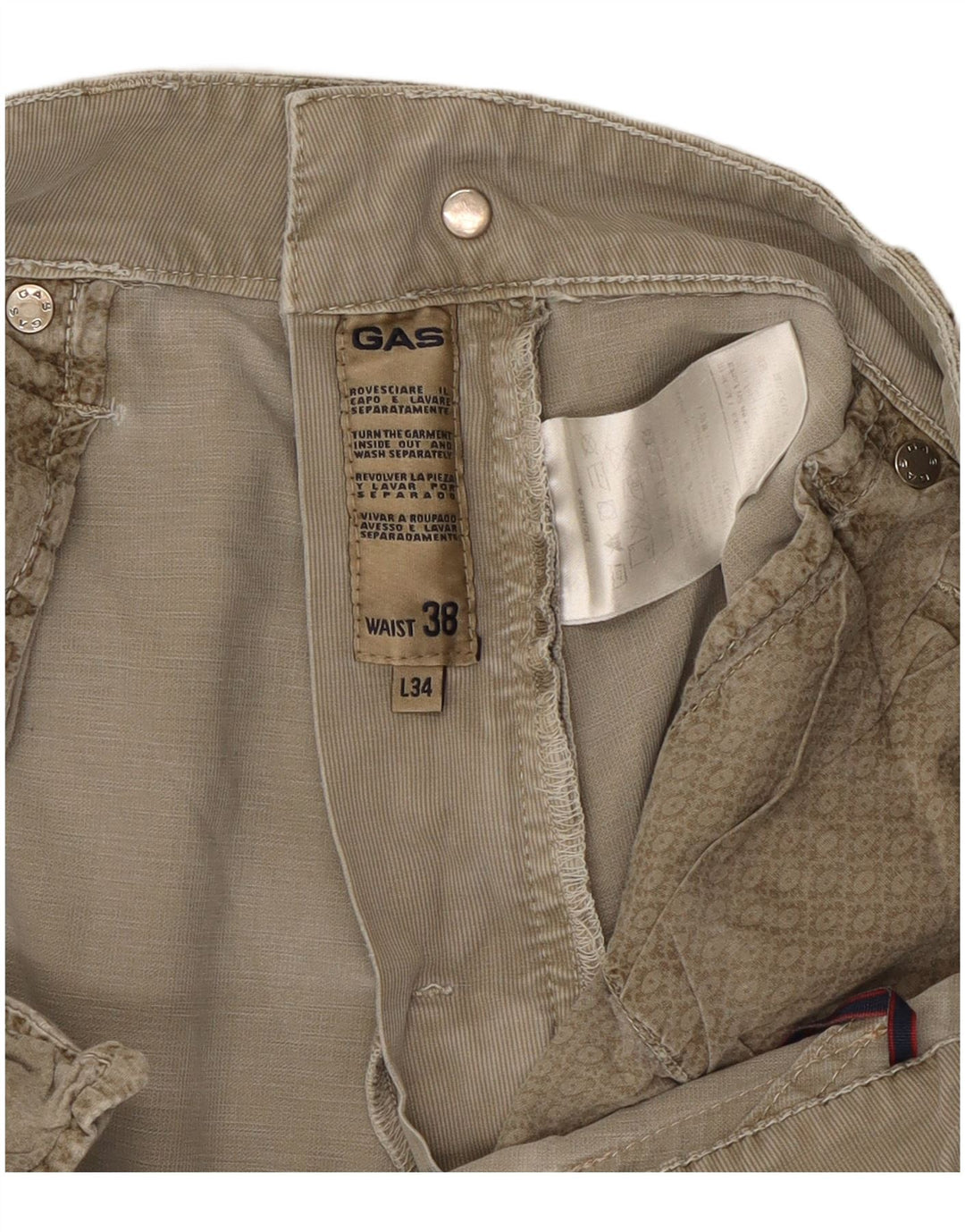 Мужские повседневные брюки Morris GAS W38 L34 цвета хаки