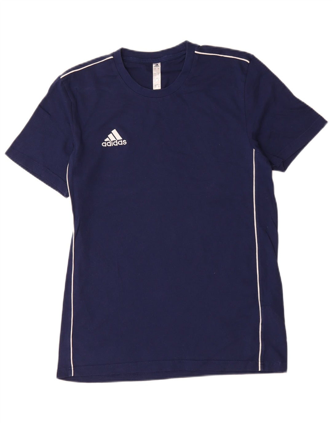 Adidas Мужская футболка Top Small Темно-синий Хлопок