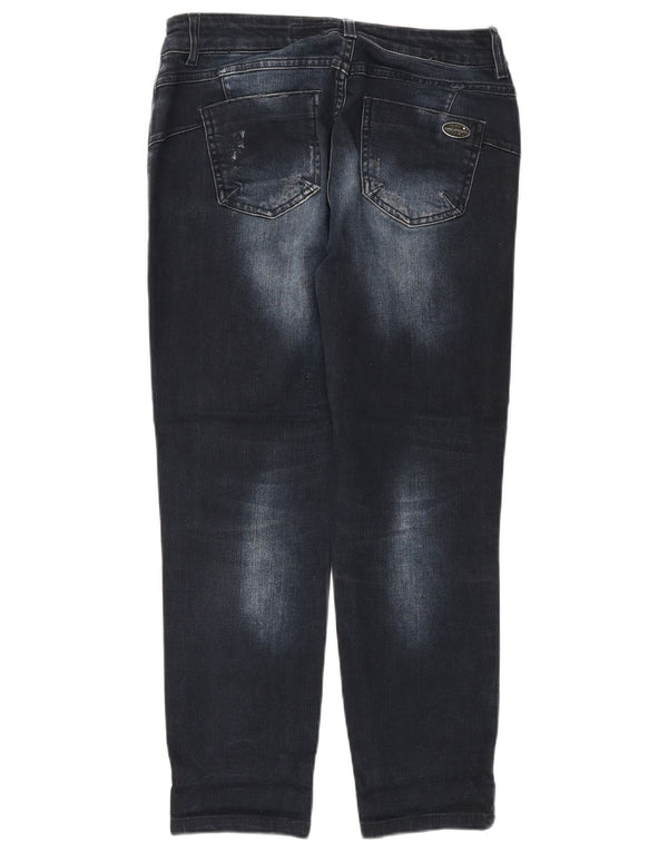 LUISA SPAGNOLI Женские узкие укороченные джинсы IT 40 Small W27 L25 Темно-синие