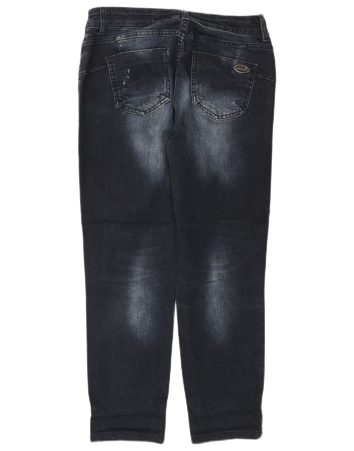 LUISA SPAGNOLI Женские узкие укороченные джинсы IT 40 Small W27 L25 Темно-синие