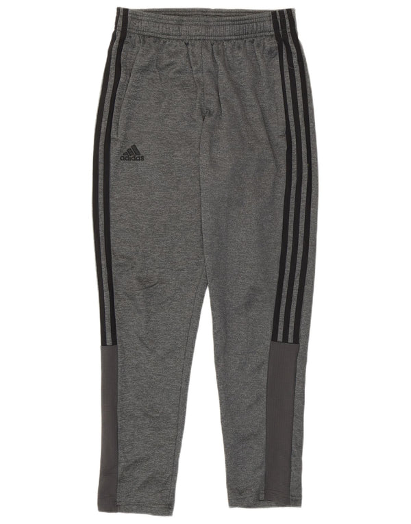 Спортивные брюки Adidas Climawarm для мальчиков 11-12 лет, серый полиэстер