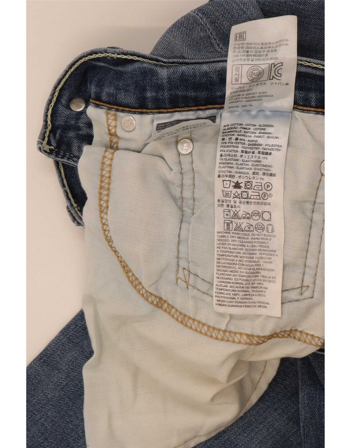 Мужские джинсы Levi's Slim 511 W34 L34 синие, хлопок
