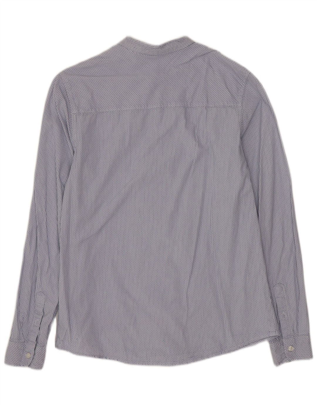 Рубашка BENETTON для мальчиков 13-14 лет, 3XL, синяя клетка, хлопок