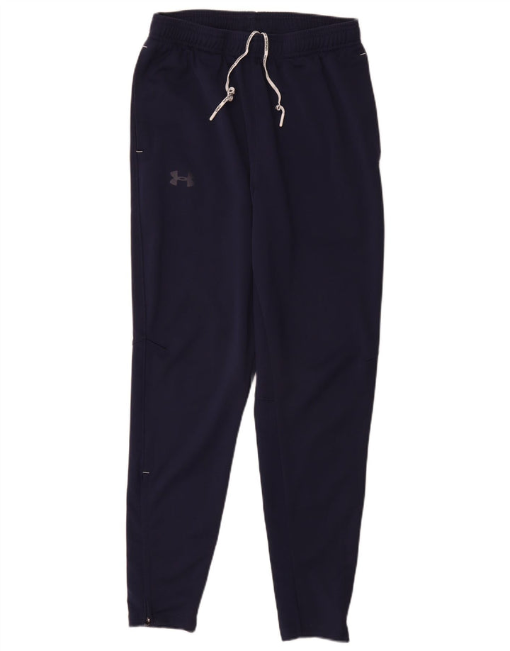 Мужские спортивные брюки Under Armour, средние, темно-синие