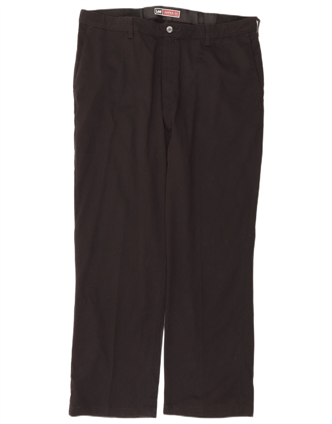 Мужские прямые брюки-чиносы LEE на заказ W40 L32, черные хлопковые