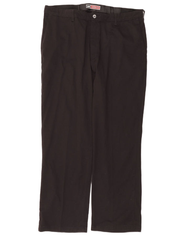 Мужские прямые брюки-чиносы LEE на заказ W40 L32, черные хлопковые