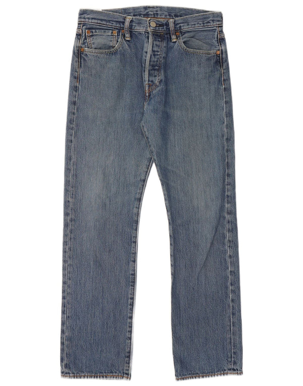 Мужские прямые джинсы Levi's 501 W30 L30 синие, хлопок