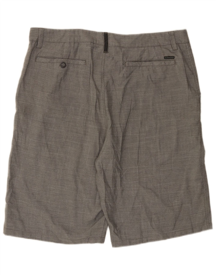 Мужские шорты чинос Quiksilver W38 XL, серый полиэстер с крапинками