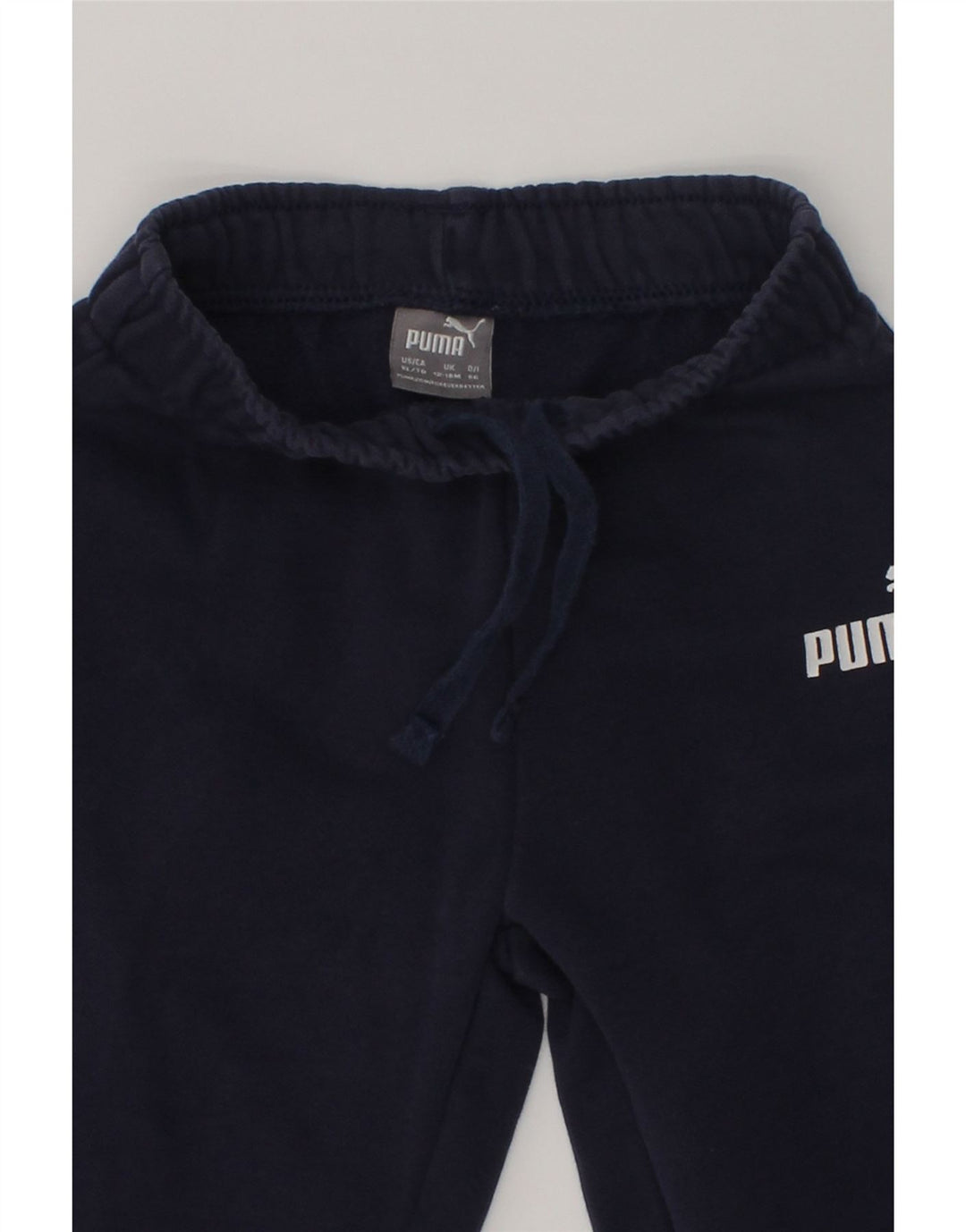 PUMA Baby Boys Joggers Tracksuit Trousers 12-18 Months Navy Blue Cotton | Vintage Puma | Thrift | Second-Hand Puma | Used Clothing | Messina Hembry 