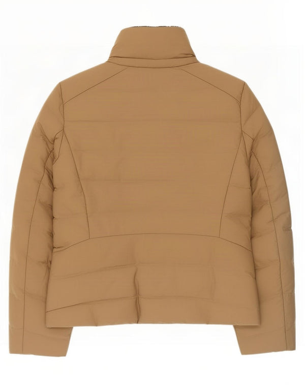 Женская стеганая куртка Zara из шерпа UK 20 2XL Бежевый полиэстер