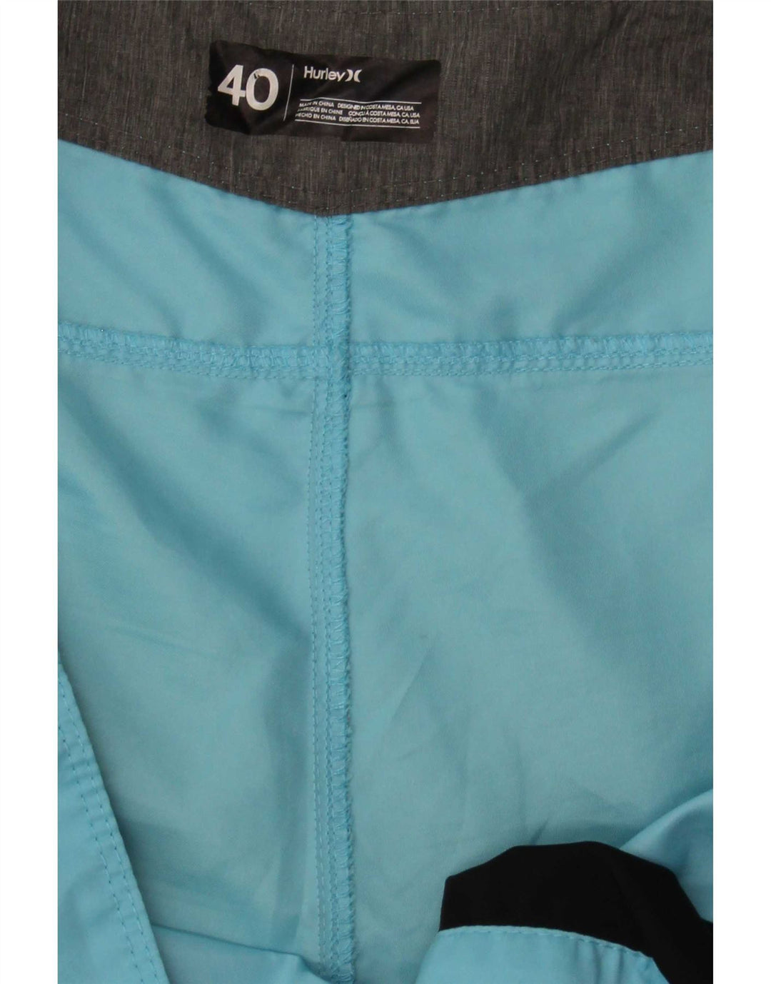 Мужские шорты для плавания Hurley с рисунком XL, синие