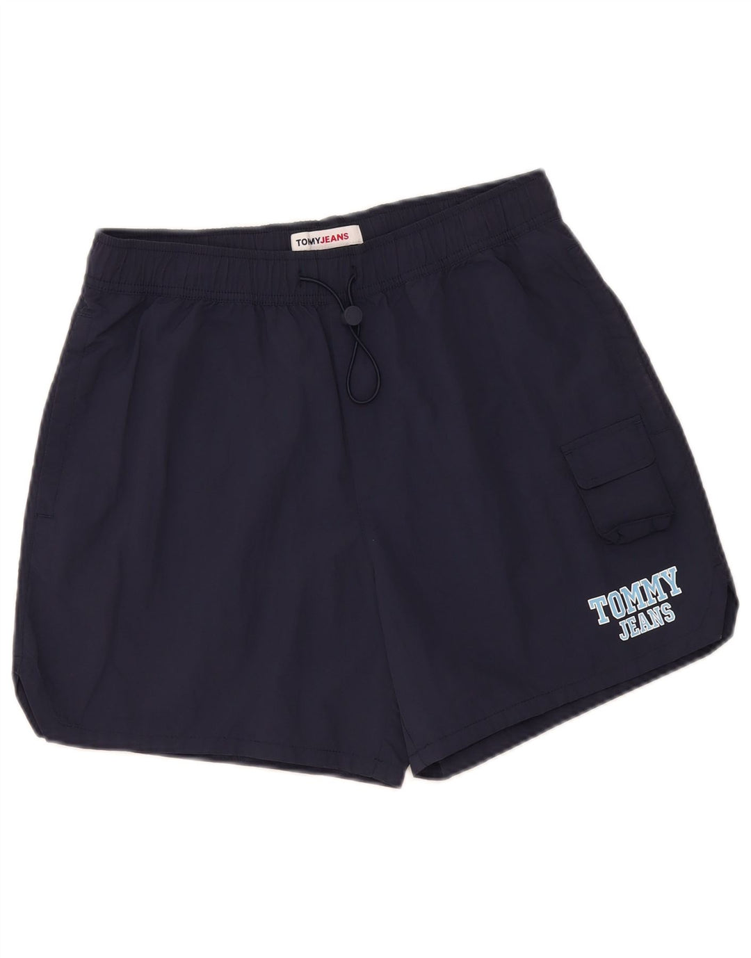 Tommy Hilfiger Мужские шорты для плавания с рисунком, темно-синие, полиамид