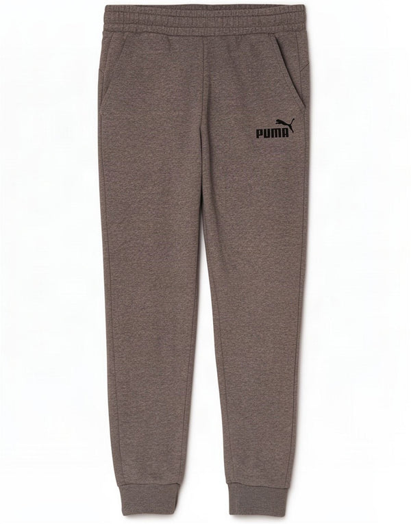 Женские спортивные костюмы Puma Брюки-джоггеры UK 14 Средний серый хлопок с крапинками