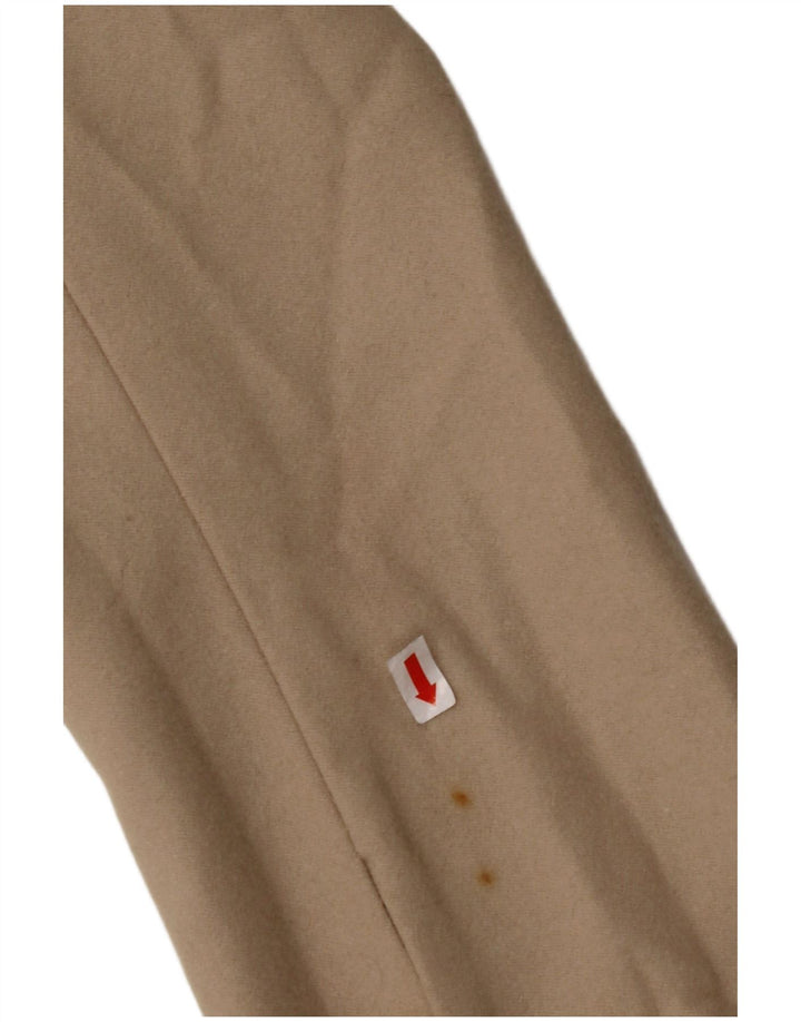 PATRIZIA PEPE Женский пиджак IT 40 Маленький Бежевый Шерсть