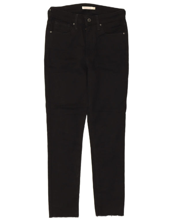 Женские джинсы скинни Levi's 721 с высокой посадкой W29 L27 черные